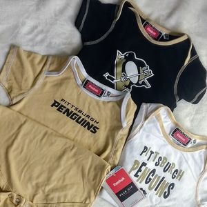 Reebok Pittsburgh Penguins onsies